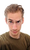 Langes Verzerrtes Gesicht Stockfoto. Bild Von Getrennt - 16578460