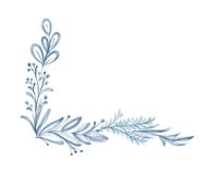 verão da folha do canto da flor da aquarela isolado no fundo branco para cartões para o casamento, ` s do Valentim do St ilustração stock verão da folha do canto da flor da aquarela isolado no fundo branco para cartões para o casamento, ` s do Valentim do St ilustração stock