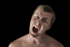 Verärgertes Gesicht lizenzfreie stockfotografie Verärgertes Gesicht lizenzfreie stockfotografie