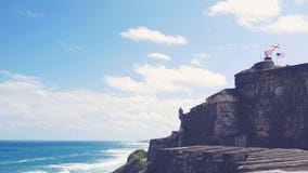 Vesting in San Juan Puerto Rico stock foto Vesting in San Juan Puerto Rico stock foto