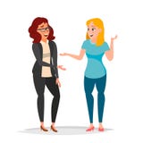 Vetor de fala das mulheres Amigos de riso, colegas de escritório Meninas de comunicação Pessoa do negócio situação Isolado ilustração do vetor Vetor de fala das mulheres Amigos de riso, colegas de escritório Meninas de comunicação Pessoa do negócio situação Isolado ilustração do vetor