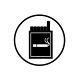 Vetor de fumo do ícone isolado no fundo branco, sinal de fumo ilustração do vetor Vetor de fumo do ícone isolado no fundo branco, sinal de fumo ilustração do vetor