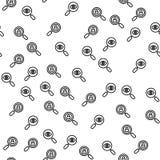 Vetor de Investigation Seamless Pattern do detetive ilustração stock Vetor de Investigation Seamless Pattern do detetive ilustração stock