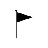 Vetor do ?cone da bandeira ilustração do vetor Vetor do ?cone da bandeira ilustração do vetor