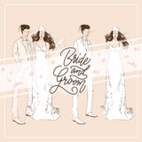 Vetor do molde do cart?o do convite do casamento ilustração royalty free Vetor do molde do cart?o do convite do casamento ilustração royalty free