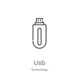 vetor do ícone do usb da coleção da tecnologia Linha fina ilustra??o do vetor do ?cone do esbo?o do usb Esboço, linha fina ícone ilustração do vetor vetor do ícone do usb da coleção da tecnologia Linha fina ilustra??o do vetor do ?cone do esbo?o do usb Esboço, linha fina ícone ilustração do vetor