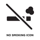 Vetor não fumadores do ícone isolado no fundo branco, concep do logotipo ilustração do vetor Vetor não fumadores do ícone isolado no fundo branco, concep do logotipo ilustração do vetor