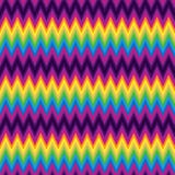 Vetor retro de Chevron do ziguezague do teste padrão ilustração stock Vetor retro de Chevron do ziguezague do teste padrão ilustração stock