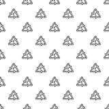 Vetor sem emenda do teste padrão triangular da seta da energia ilustração stock Vetor sem emenda do teste padrão triangular da seta da energia ilustração stock