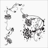 Vettore astratto dell'ornamento floreale per l'altra progettazione royalty illustrazione gratis Vettore astratto dell'ornamento floreale per l'altra progettazione royalty illustrazione gratis