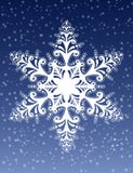 Vettore decorativo dell'ornamento del fiocco di neve royalty illustrazione gratis Vettore decorativo dell'ornamento del fiocco di neve royalty illustrazione gratis