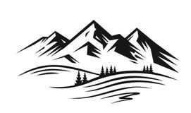 Vettore del paesaggio e della montagna royalty illustrazione gratis Vettore del paesaggio e della montagna royalty illustrazione gratis