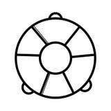 Vettore dell'icona dell'anello di vita su fondo bianco icona del conservatore di vita illustrazione vettoriale Vettore dell'icona dell'anello di vita su fondo bianco icona del conservatore di vita illustrazione vettoriale