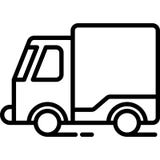 Vettore dell'icona del camion royalty illustrazione gratis Vettore dell'icona del camion royalty illustrazione gratis