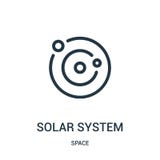 vettore dell'icona del sistema solare dalla raccolta dello spazio Linea sottile illustrazione di vettore dell'icona del profilo d royalty illustrazione gratis vettore dell'icona del sistema solare dalla raccolta dello spazio Linea sottile illustrazione di vettore dell'icona del profilo d royalty illustrazione gratis