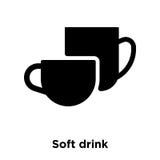 Vettore dell'icona della bibita isolato su fondo bianco, concep di logo illustrazione di stock Vettore dell'icona della bibita isolato su fondo bianco, concep di logo illustrazione di stock