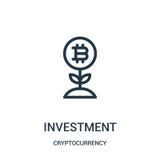 vettore dell'icona di investimento dalla raccolta di cryptocurrency Linea sottile illustrazione di vettore dell'icona del profilo royalty illustrazione gratis vettore dell'icona di investimento dalla raccolta di cryptocurrency Linea sottile illustrazione di vettore dell'icona del profilo royalty illustrazione gratis