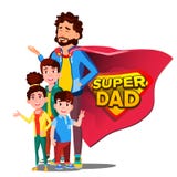 Vettore eccellente del papà Giorno del padre s Distintivo dello schermo Fumetto piano isolato Illudtration illustrazione vettoriale Vettore eccellente del papà Giorno del padre s Distintivo dello schermo Fumetto piano isolato Illudtration illustrazione vettoriale