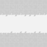Vettore Grey Frame Puzzles Pieces GigSaw - 100 illustrazione vettoriale Vettore Grey Frame Puzzles Pieces GigSaw - 100 illustrazione vettoriale