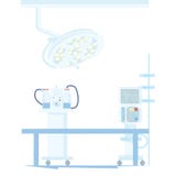 Vettore moderno dell'attrezzatura medica dalla sala operatoria royalty illustrazione gratis Vettore moderno dell'attrezzatura medica dalla sala operatoria royalty illustrazione gratis