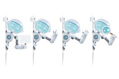Vettore piano di progettazione del robot del ragazzo di androide di sguardo fuori dell'angolo di intelligenza dell'interfaccia fu royalty illustrazione gratis Vettore piano di progettazione del robot del ragazzo di androide di sguardo fuori dell'angolo di intelligenza dell'interfaccia fu royalty illustrazione gratis