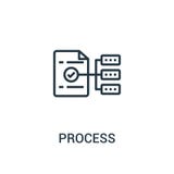 vettore trattato dell'icona dalla raccolta di seo Linea sottile illustrazione di vettore dell'icona del profilo di processo Simbo illustrazione vettoriale vettore trattato dell'icona dalla raccolta di seo Linea sottile illustrazione di vettore dell'icona del profilo di processo Simbo illustrazione vettoriale