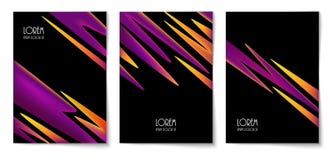 Set of vertical abstract backgrounds 4 stock illustration Set of vertical abstract backgrounds 4 stock illustration