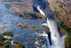 Victoria Falls Air View Stock Photos Victoria Falls Air View Stock Photos