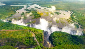 Victoria Falls in Zimbabwe and Zambia