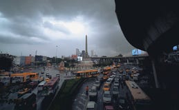 Victory monument in Rainey day royalty free stock photos Victory monument in Rainey day royalty free stock photos