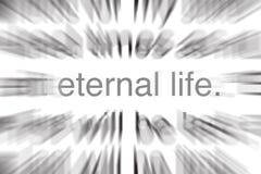 Vida eterna en escritura ilustración del vector Vida eterna en escritura ilustración del vector