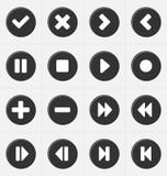 Video Buttons Royalty Free Stock Image