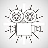 Video camera film icon. Illustration design royalty free illustration Video camera film icon. Illustration design royalty free illustration