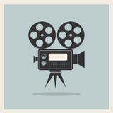 Video cinepresa su retro fondo royalty illustrazione gratis Video cinepresa su retro fondo royalty illustrazione gratis