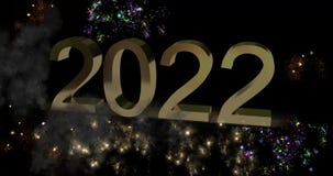 abstract background fireworks new year 2022