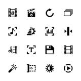 Video Editing - Flat Vector Icons royalty free illustration Video Editing - Flat Vector Icons royalty free illustration