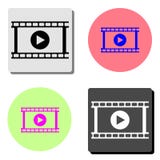 Video. flat vector icon stock illustration Video. flat vector icon stock illustration