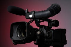 Videocamera professionale Immagine Stock Libera da Diritti Videocamera professionale Immagine Stock Libera da Diritti