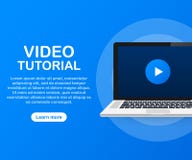 Videopn tutorialssymbolsbegrepp Studera och lära bakgrund, avståndsutbildning och kunskapstillväxt royaltyfri illustrationer Videopn tutorialssymbolsbegrepp Studera och lära bakgrund, avståndsutbildning och kunskapstillväxt royaltyfri illustrationer