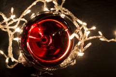 Vidrio de vino rojo foto de archivo Vidrio de vino rojo foto de archivo