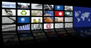 vidéo de la technologie TV d'écran de transmissions vidéo de la technologie TV d'écran de transmissions