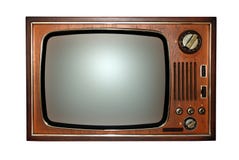 Vieille télévision, TV rétro images stock Vieille télévision, TV rétro images stock