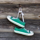Vieilles espadrilles images stock Vieilles espadrilles images stock