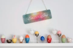 Vielzahl von Ostereiern lizenzfreies stockfoto Vielzahl von Ostereiern lizenzfreies stockfoto