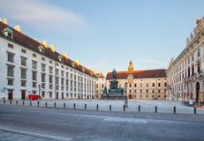 Vienna Hofburg Imperial Palace at day, Austria Royalty Free Stock Photos Vienna Hofburg Imperial Palace at day, Austria Royalty Free Stock Photos