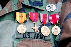 Vietnam veteran's uniform