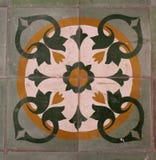 Vietnamees volksornament Vloerdecoratie wijnoogst Groene Kleur royalty-vrije stock afbeeldingen Vietnamees volksornament Vloerdecoratie wijnoogst Groene Kleur royalty-vrije stock afbeeldingen