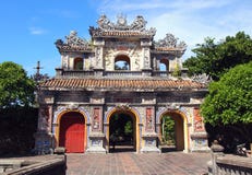 Vieux château de ville impériale en Hue Vietnam photographie stock Vieux château de ville impériale en Hue Vietnam photographie stock