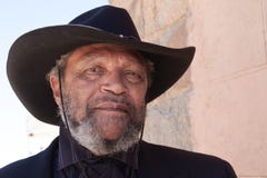 Vieux cowboy occidental sauvage Outlaw Character image stock Vieux cowboy occidental sauvage Outlaw Character image stock