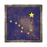 Vieux drapeau de l'Alaska illustration libre de droits Vieux drapeau de l'Alaska illustration libre de droits